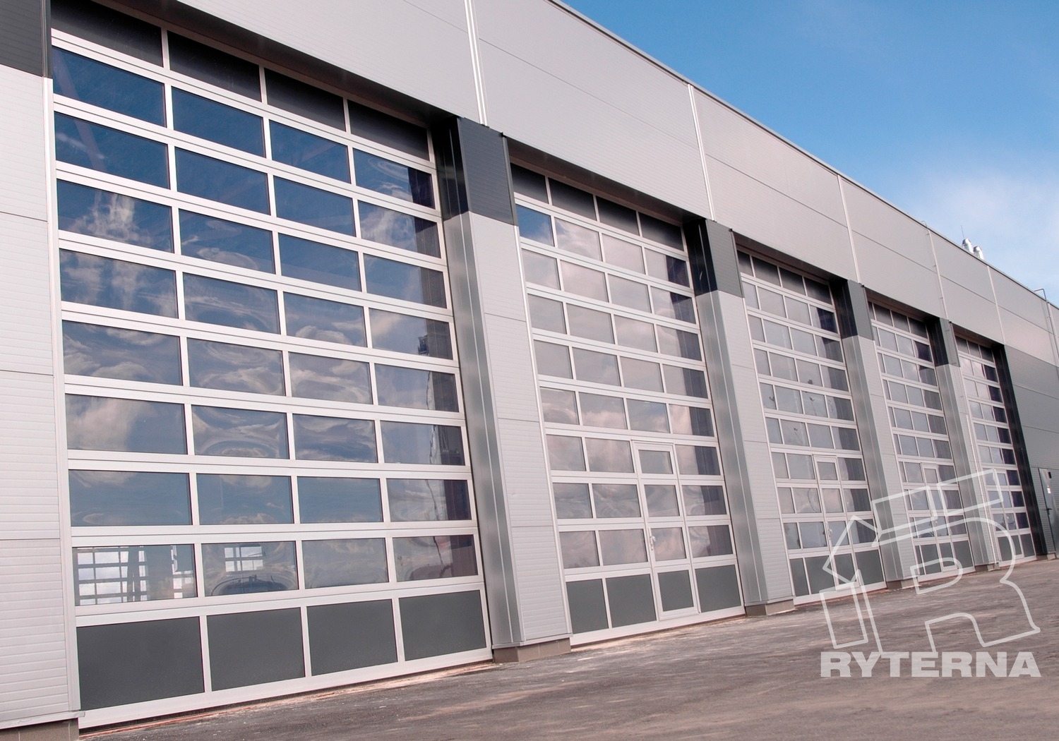 Секційні промислові ворота - Ryterna Украина